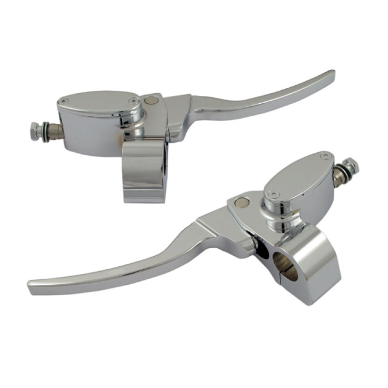 CUSTOM HANDLEBAR CONTROL KIT HYDR. CLUTCH. CHROME ALUMINUM HANDLEBAR C 502041
