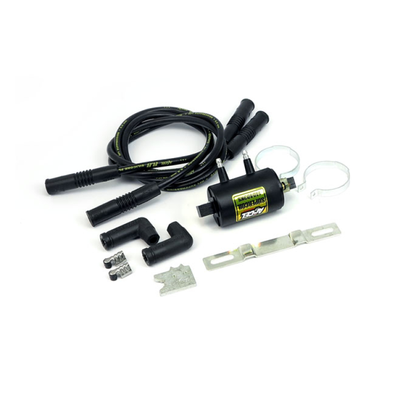 ACCEL, UNIVERSAL 'SUPER COIL' KIT BLACK, 1 COIL. 12V/3 OHM 502942