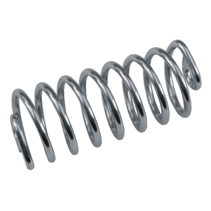 STRAIGHT SOLO SEAT SPRINGS, 5" CHROME. UNIVERSALLY USED TO INSTALL SPR 503940