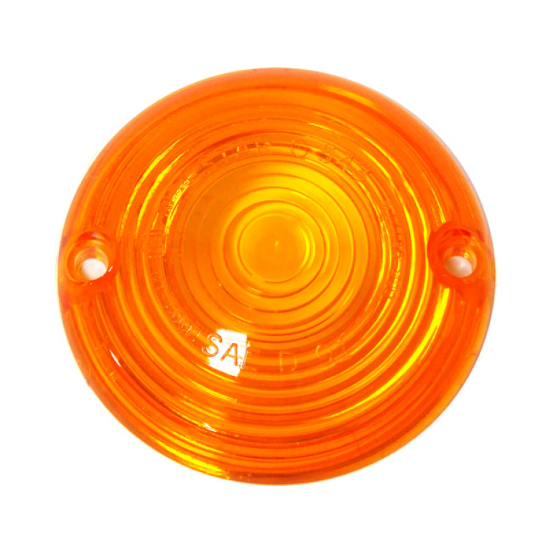 36-85 FL STYLE TURN SIGNAL REPLACEMENT LENS. AMBER REPLACEMENT EARLY T 505075