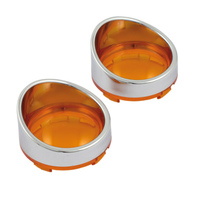 TURN SIGNAL LENS WITH VISOR 505088