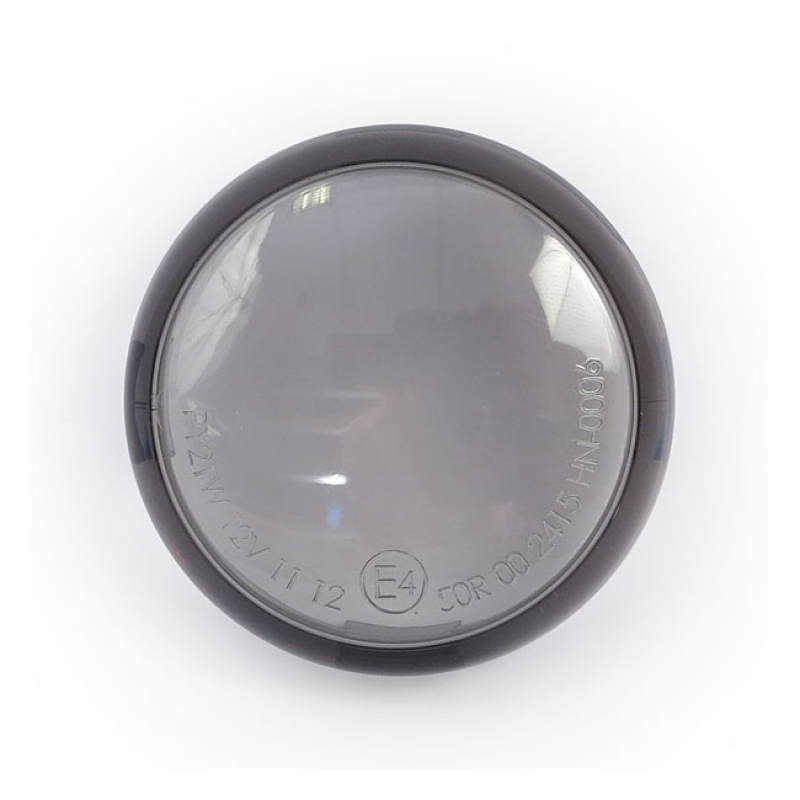 VILKUNLASI, TUMMA SAVU - TURN SIGNAL LENS, BULLET 505149