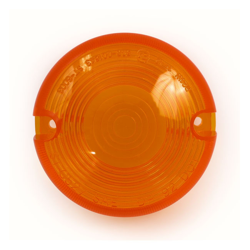 TURN SIGNAL DOMED LENS. AMBER 505158