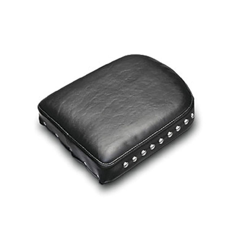 LEPERA, SISSY BAR BACK PADS. SMOOTH. STUDS SMOOTH BLACK VINYL UPHOLSTE 506311