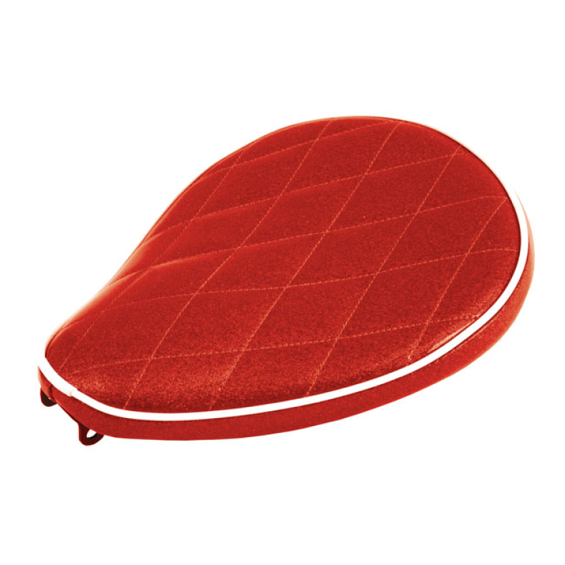 LEPERA, SPRING MOUNTED METALFLAKE SOLO SEAT. CANDY RED 506572