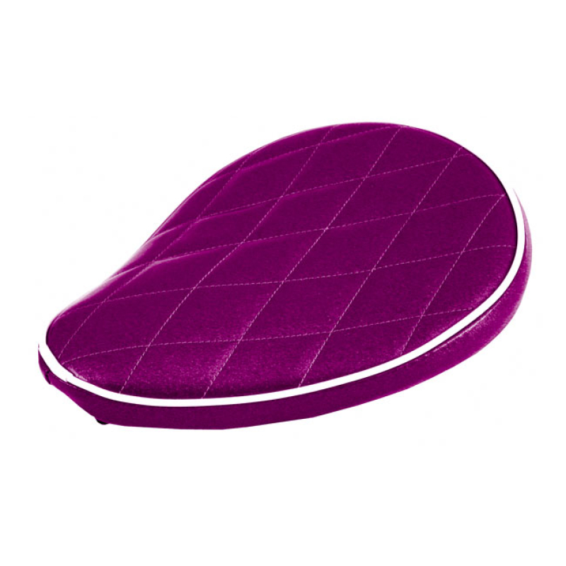 LEPERA, SPRING MOUNTED METALFLAKE SOLO SEAT. PLUM PURPLE 506582