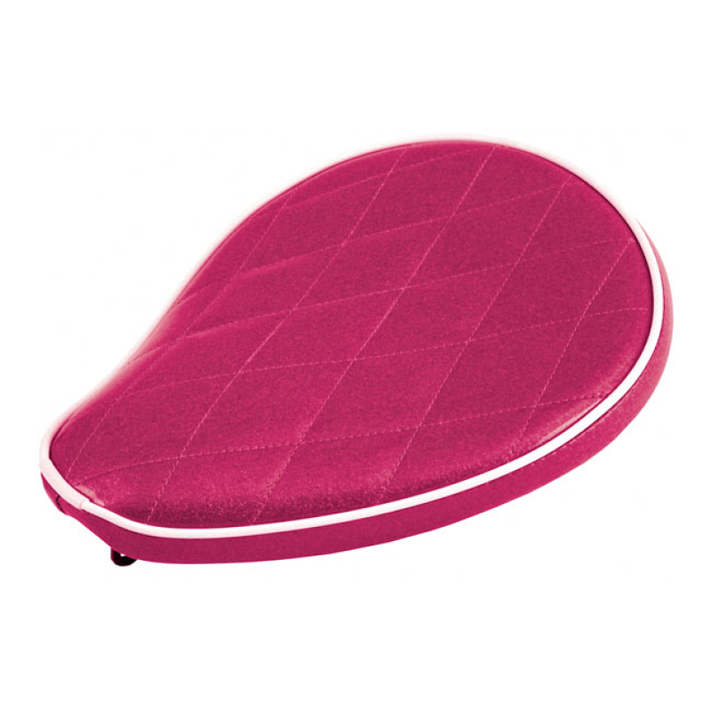 LEPERA, SPRING MOUNTED METALFLAKE SOLO SEAT. MAGENTA MARVEL 506588
