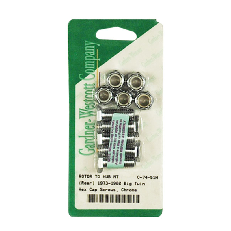 FRONT/REAR BRAKE ROTOR BOLT KIT,HEX 507855