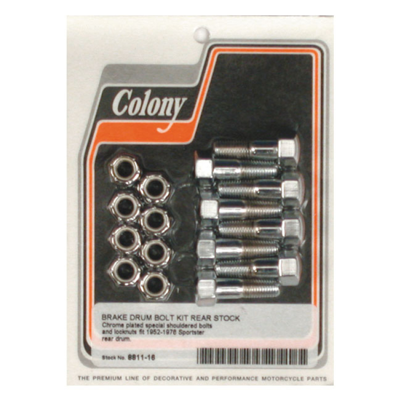 COLONY REAR BRAKE DRUM MOUNT KIT 507875