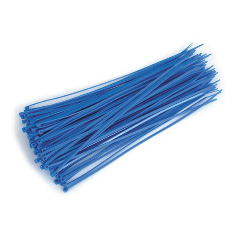 MCS, CABLE STRAPS. 11.5" (29CM). BLUE QUALITY NYLON CABLE STRAPS, CABL 508487