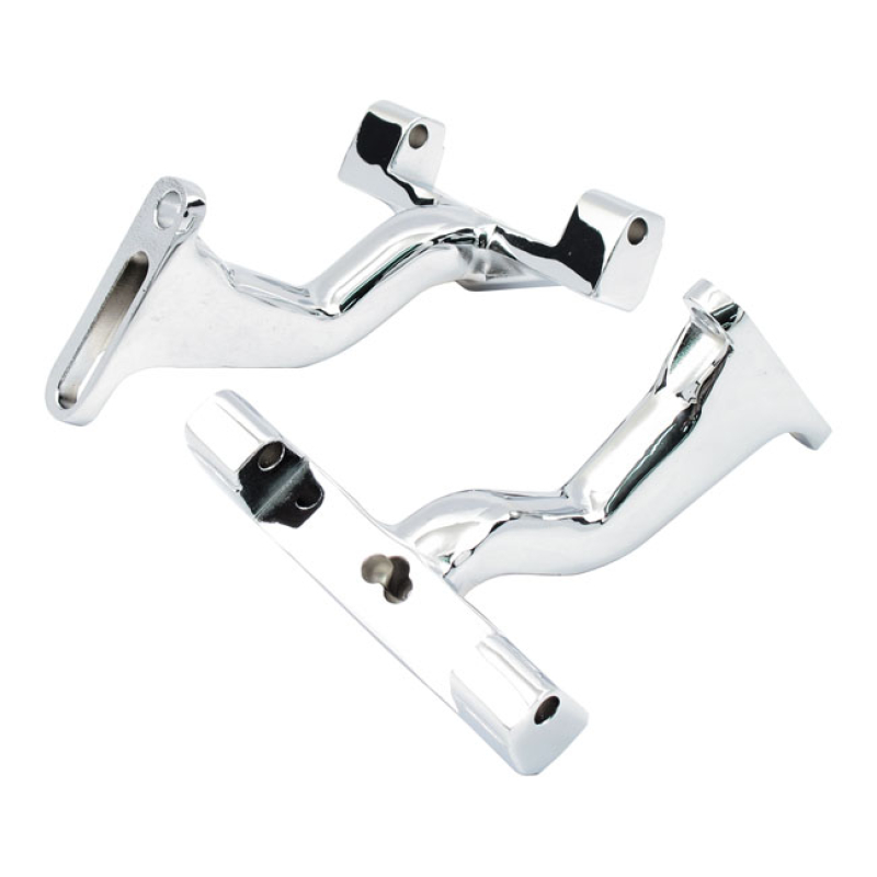 MOUNT BRACKET, PASSENGER FLOORBOARD. RAISED. CHROME RAISES FLOORBOARD 508583