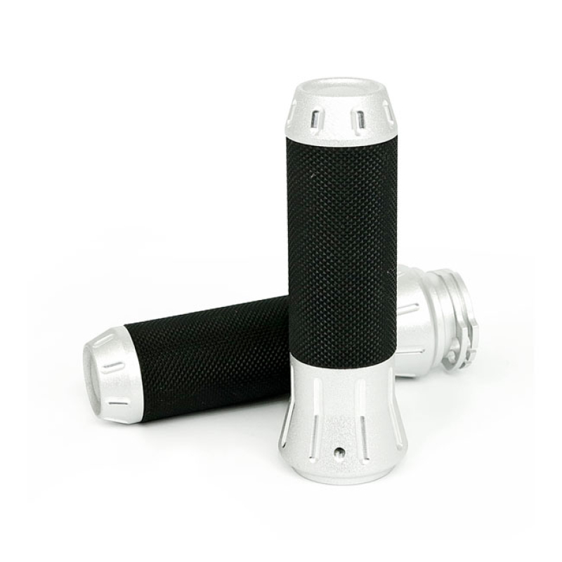 COBRA, BILLET ALUMINUM GRIPS. SP CHROME SHOT PEENED CHROME. CNC MACHI 509036