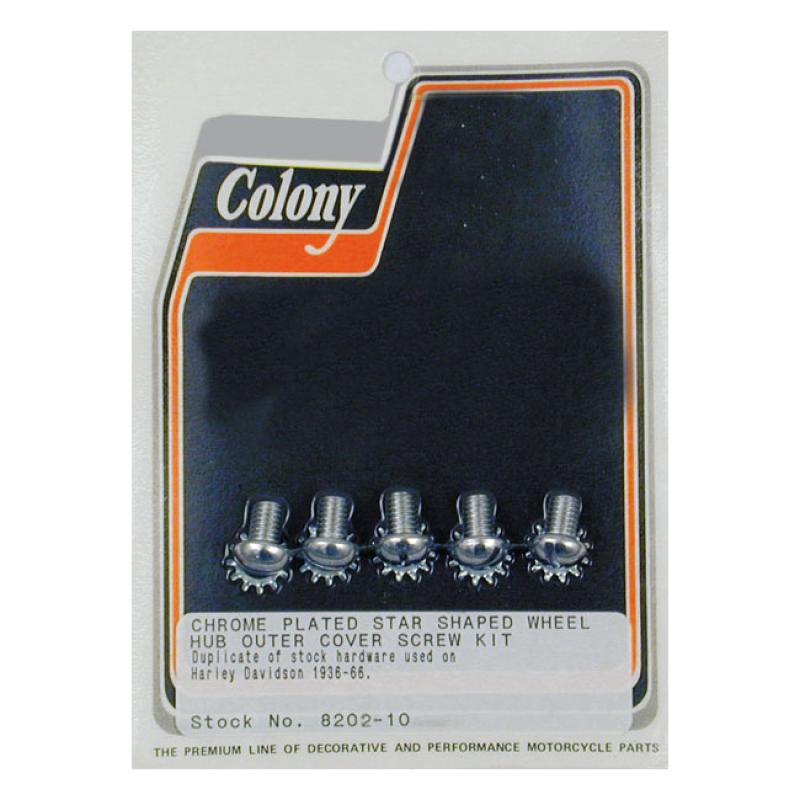 COLONY STAR HUB SCREWS & WASHER SET 509181