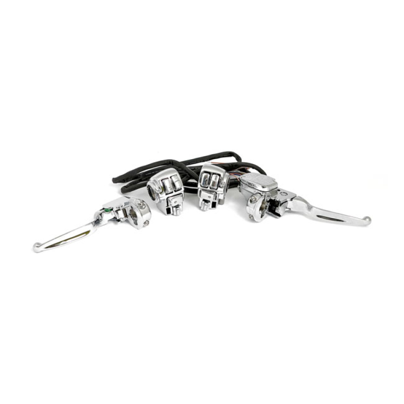 HANDLEBAR CONTROL KIT CHROME CHROME PLATED OEM STYLE HANDLEBAR CONTROL 509518