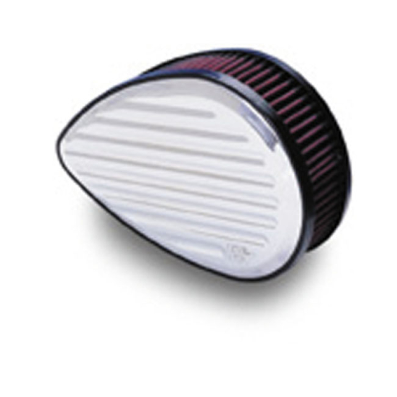 K&N, BILLET AIR CLEANER ASSEMBLY. TEARDROP GROOVED MACHINED FROM BILLE 510561