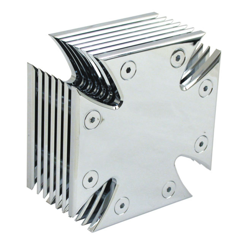 MATESE CROSS, BILLET AIR CLEANER ASSEMBLY CHROME PLATED BILLET ALUMINU 510573