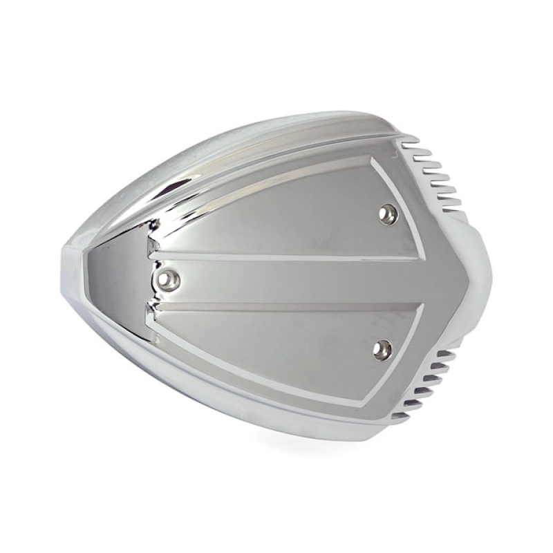 WEDGE AIR CLEANER ASSEMBLY. CHROME CHROME PLATED DIE-CAST ALUMINUM HOU 510577