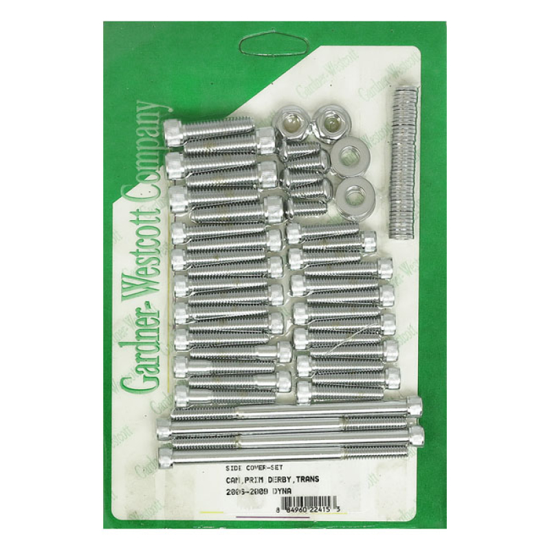 SIDE COVER MOUNT KIT CHROME ALLEN, CAM/PRIM/DERBY/INSP/TRANSM END 510651