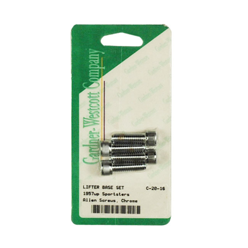 GW, TAPPET BLOCK MOUNT KIT. ALLENHEAD, CHROME 510695