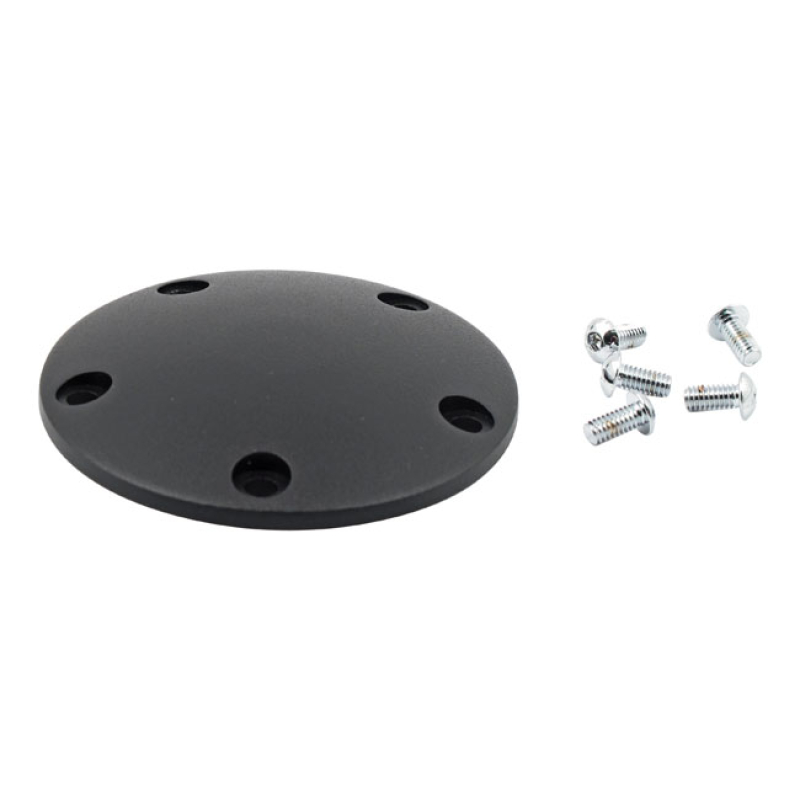 POINT COVER DOMED BLACK WRINKLE, DIE-CAST ALUMINUM 511652
