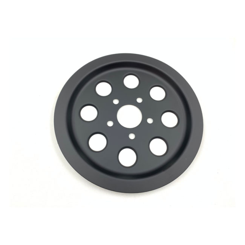PULLEY COVER, HOLES (61T) MATTE BLACK. FULLY COVERS THE OEM REAR WHEEL 512861