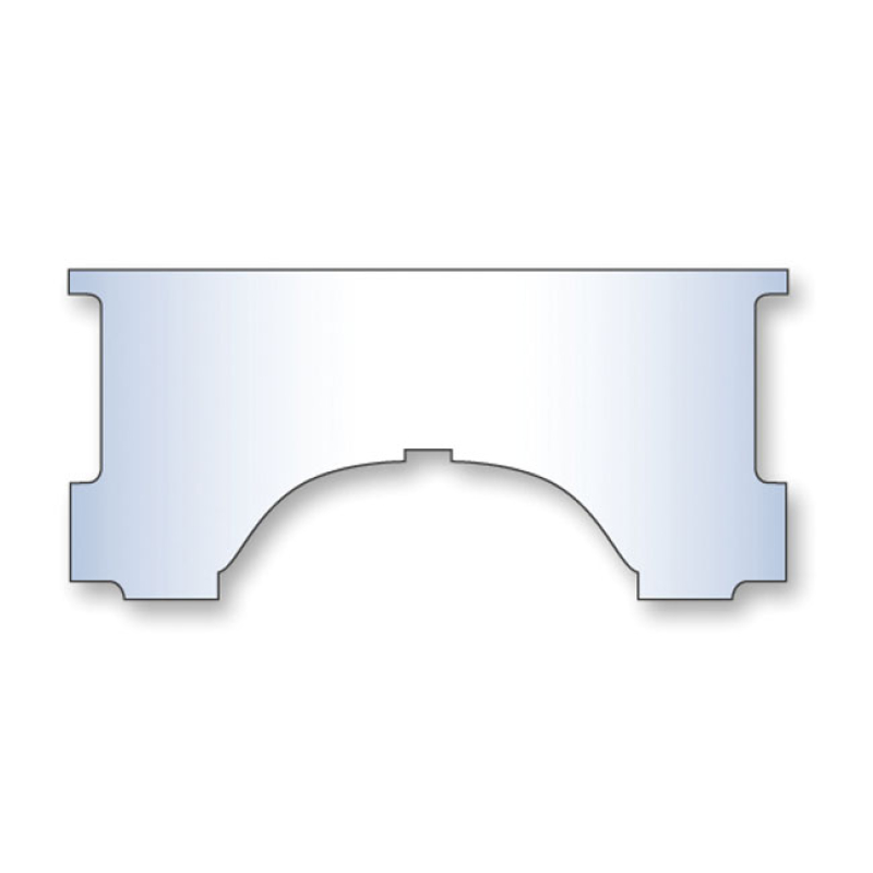 NATIONAL CYCLE, REPL. ADJ. LOWER WINDOW (STYLE B). CLEAR EARLY STYLE N 513666