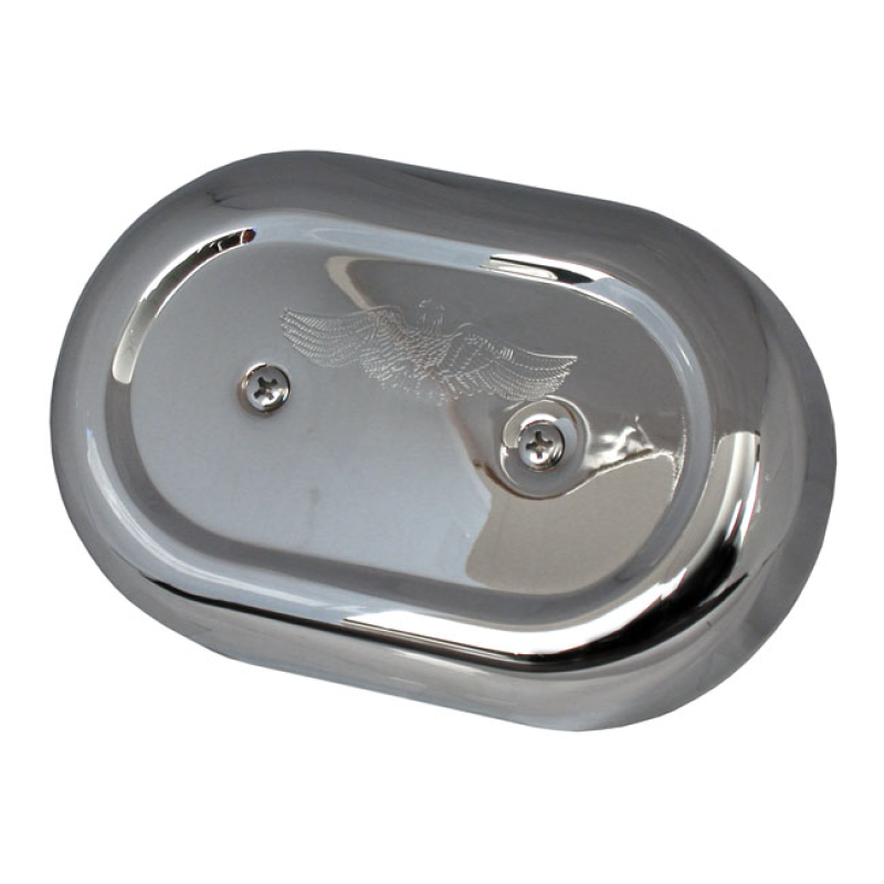 PAUGHCO, OVAL AIR CLEANER ASSEMBLY. EAGLE EMBLEM EMBOSSED 514038