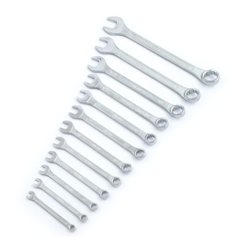 OPEN & BOX END WRENCH SET. METRIC SIZES 514048