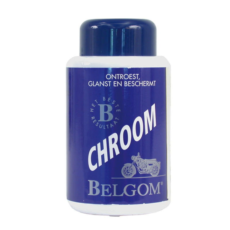 BELGOM, CHROME POLISH 250CC 250CC BOTTLE. CLEANS & PROTECTS CHROME PLA 514222