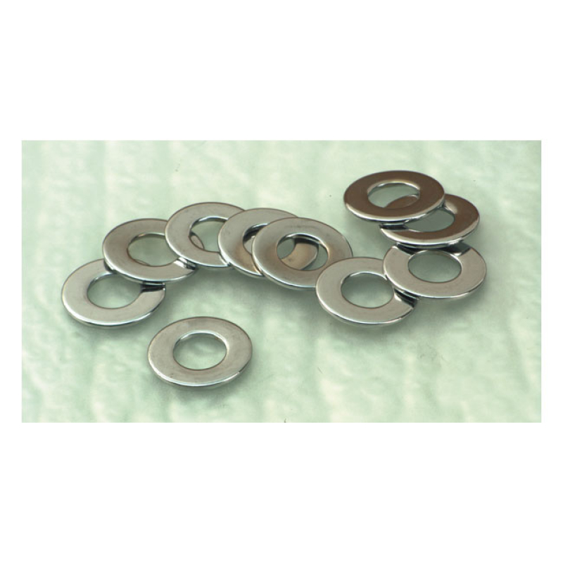 CHROME FLAT WASHERS 1/4 INCH 514280