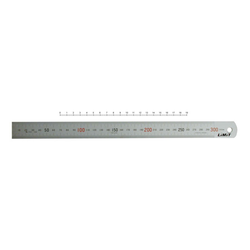 LIMIT STAINLESS RULER 30CM. 25 WIDE X 1MM THICK. HARDENED STAINLESS ST 514624
