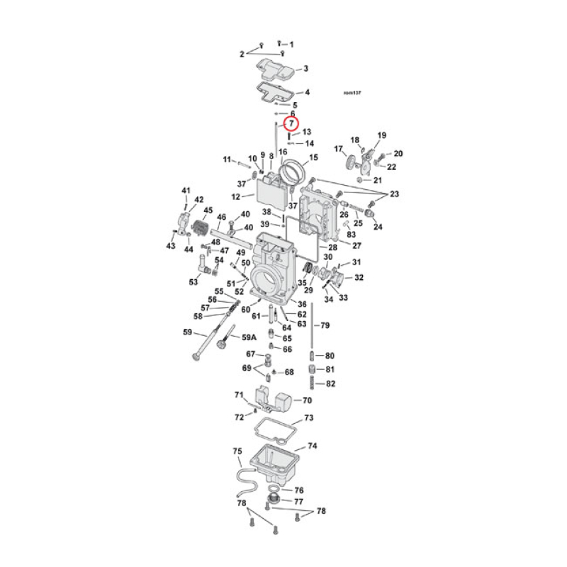 MIKUNI, SMOOTHBORE JET NEEDLES, -98 HSR 45 ONLY 514894