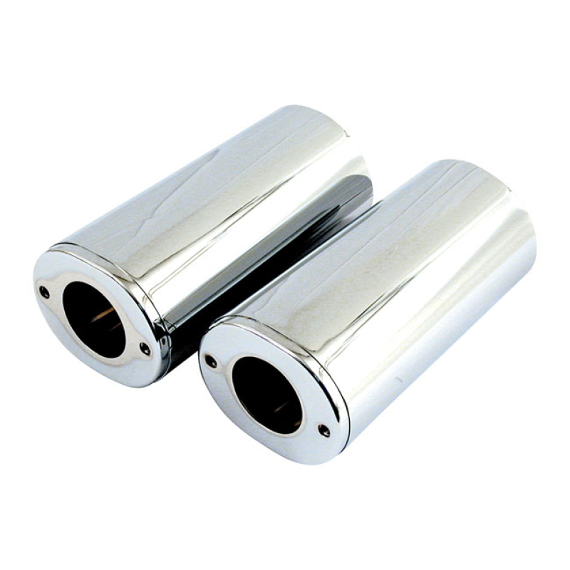 FORK SLIDER COVERS, CHROME. STD 515390