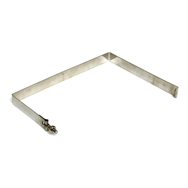 BATTERY HOLD DOWN STRAP. CHROMED STAINLESS 515705