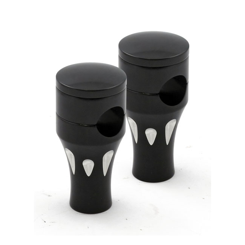 TALON ALUMINUM RISER KIT, 3" RISE. BLACK BLACK CONTRAST CNC MACHINED A 515907