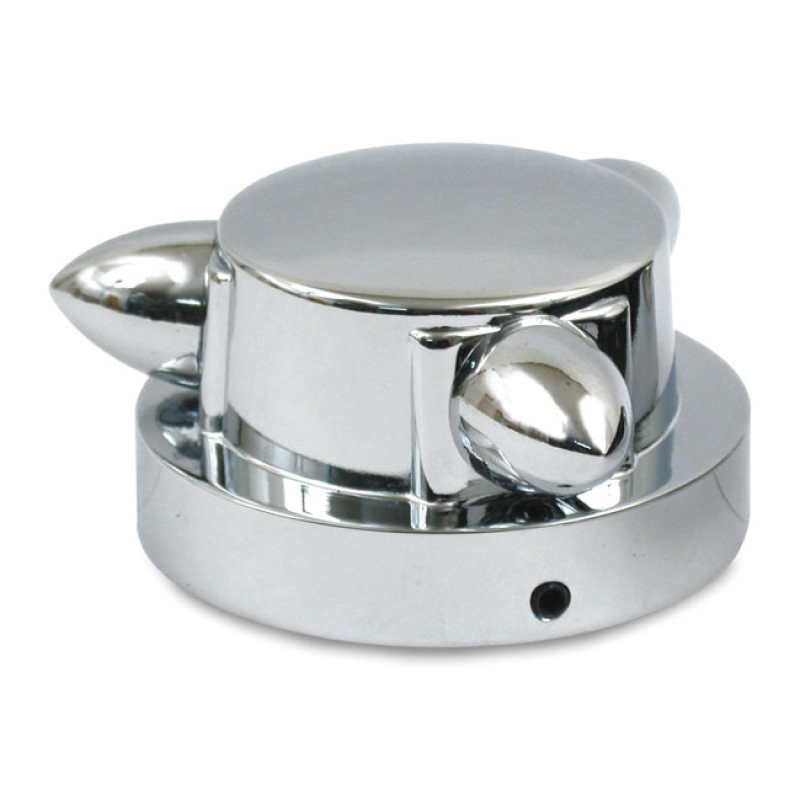 KROMETT, GAS CAP COVER SMALL. CHROME 516130