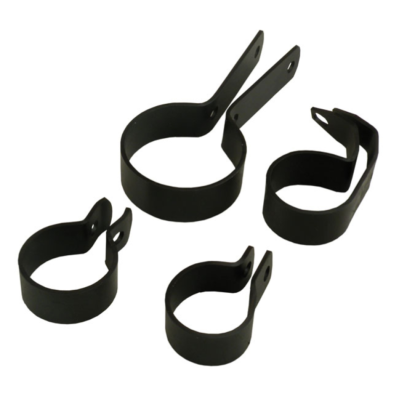 WL EXHAUST CLAMP SET BLACK. REPLICA PART. 4-PIECE. NO HARDWARE. REPL. 516186