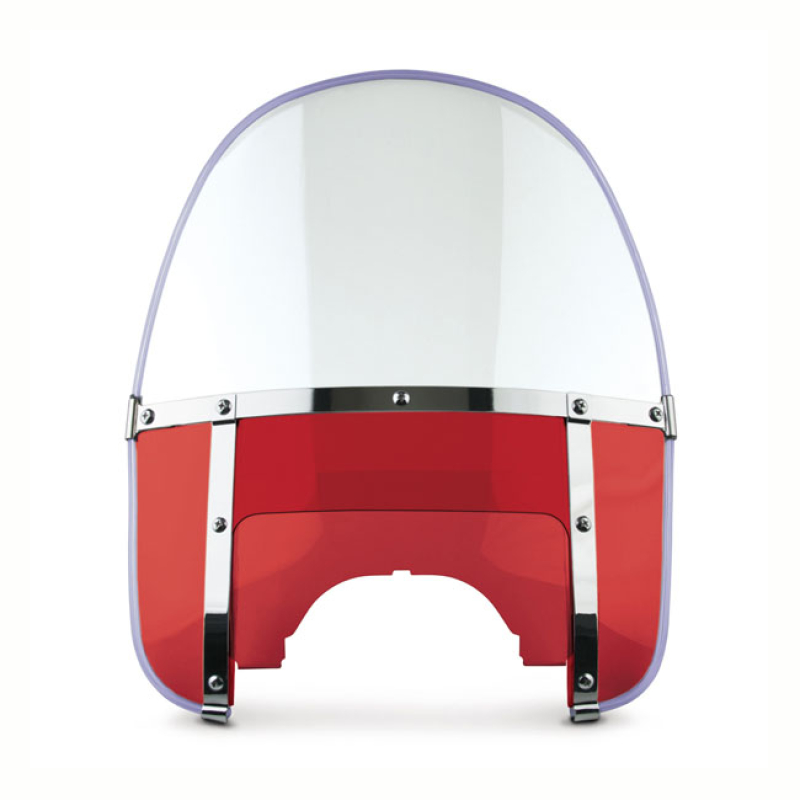 NC BEADED HEAVY DUTYÂÄ¢ WINDSHIELD - RED WITH CLEAR TOP WINDOW AND RED 516532