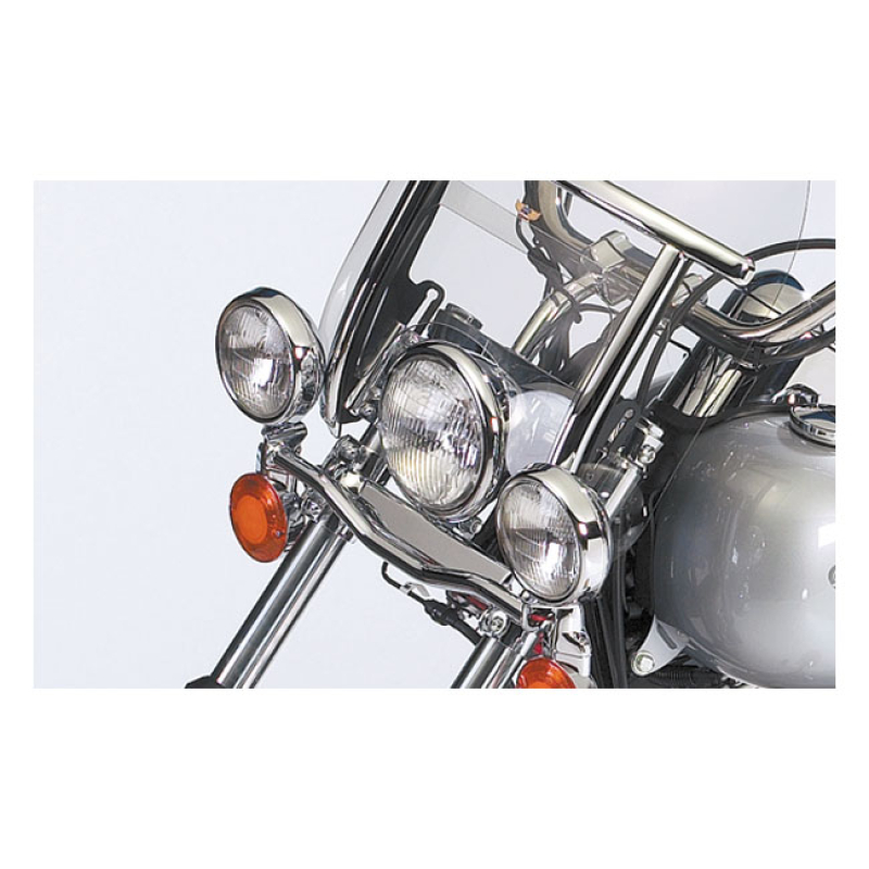 NATIONAL CYCLE, SPOTLAMP MOUNTING BAR KIT. CHROME COMPLETE KIT INCLUDI 516536