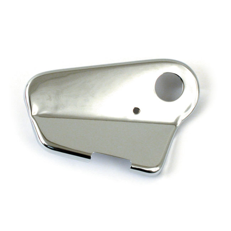 SHIFTER COVER. CHROME CHROME PLATED STEEL COVER. OEM STYLE REPLACEMENT 516563