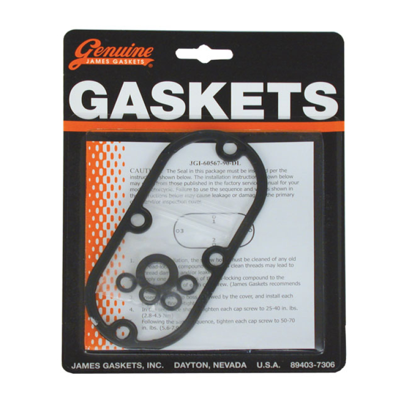 JAMES, INSPECTION COVER GASKET & SEAL KIT. RCM COMES WITH AN RCM (RUBB 518803