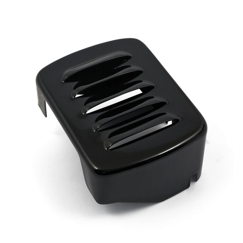 CUSTOM COIL COVER, LOUVERED. BLACK 519456
