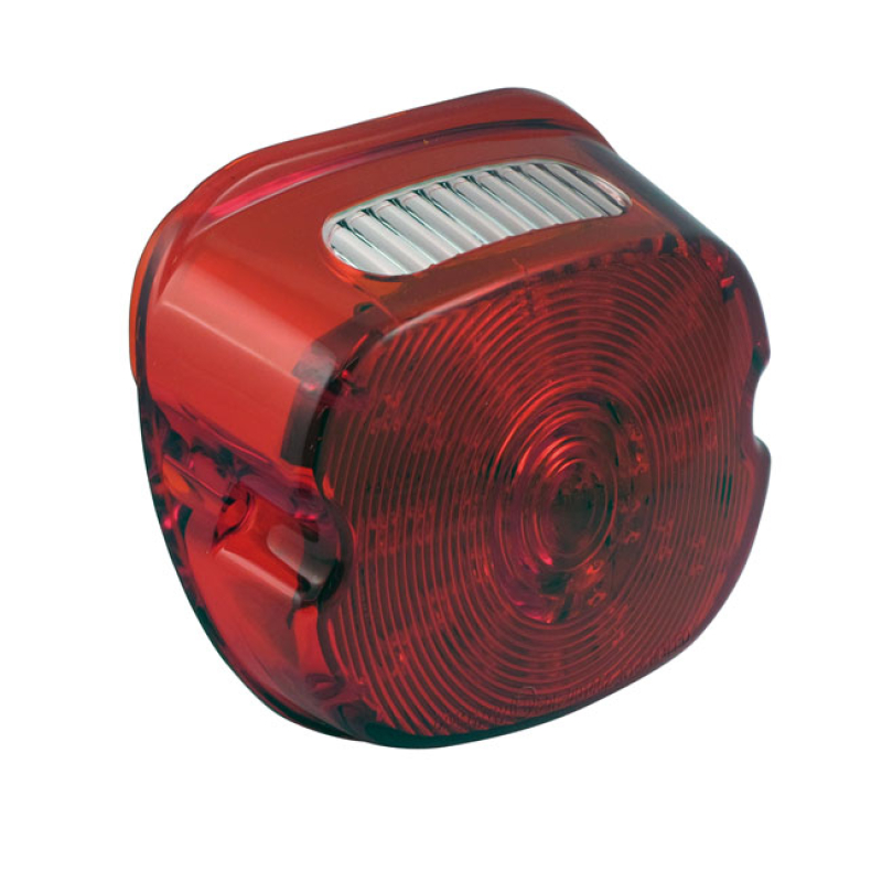 LAYDOWN LED TAILLIGHT LENS ASSEMBLY. RED LENS - PLUG-IN TAILLIGHT CONV 519533