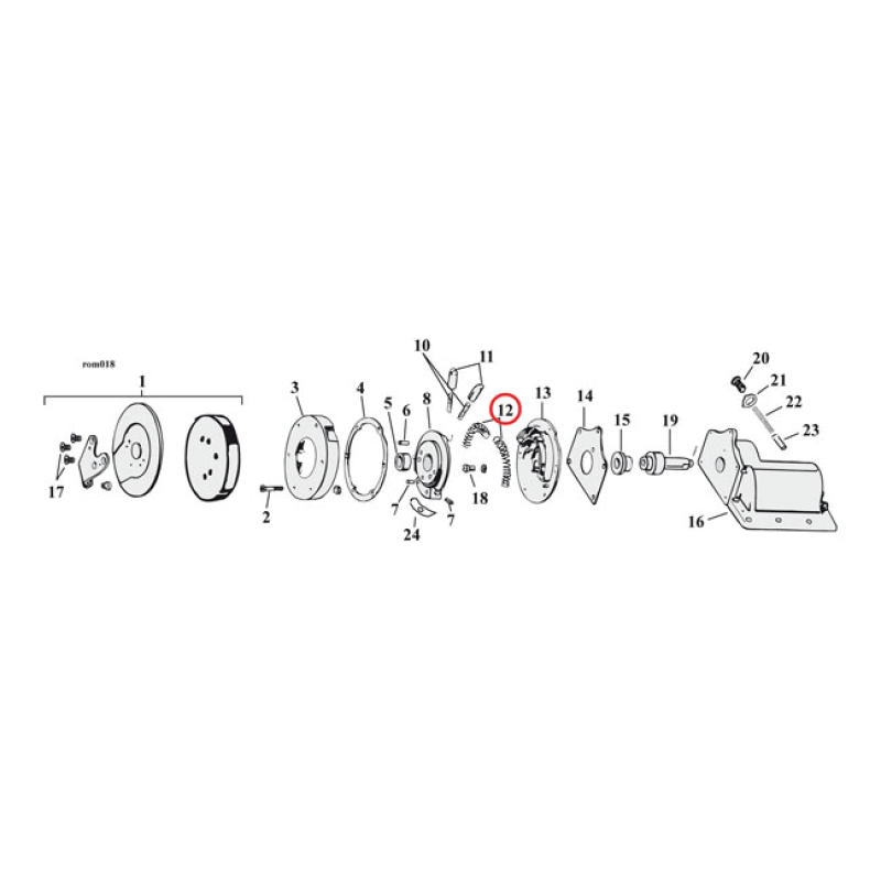 SPRING, SHIFTER PAWL CARRIER 519705