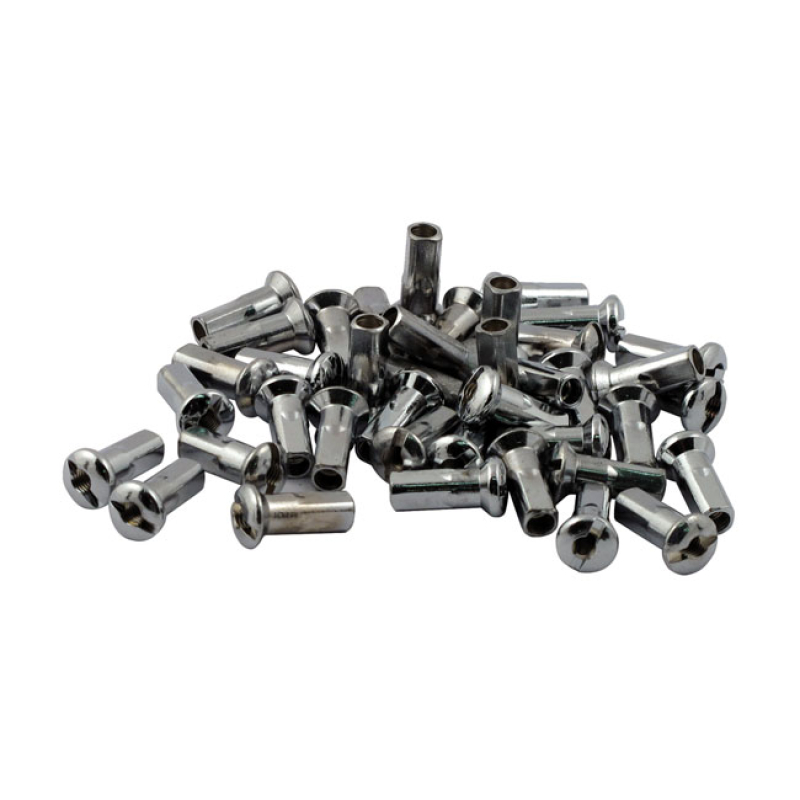 TTS SPOKE NIPPLES, CHROME 520316