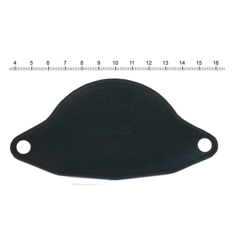 JAMES, GASKET STARTER HOLE COVER. .020" RCM .020" THICK RCM (RUBBER CO 526112
