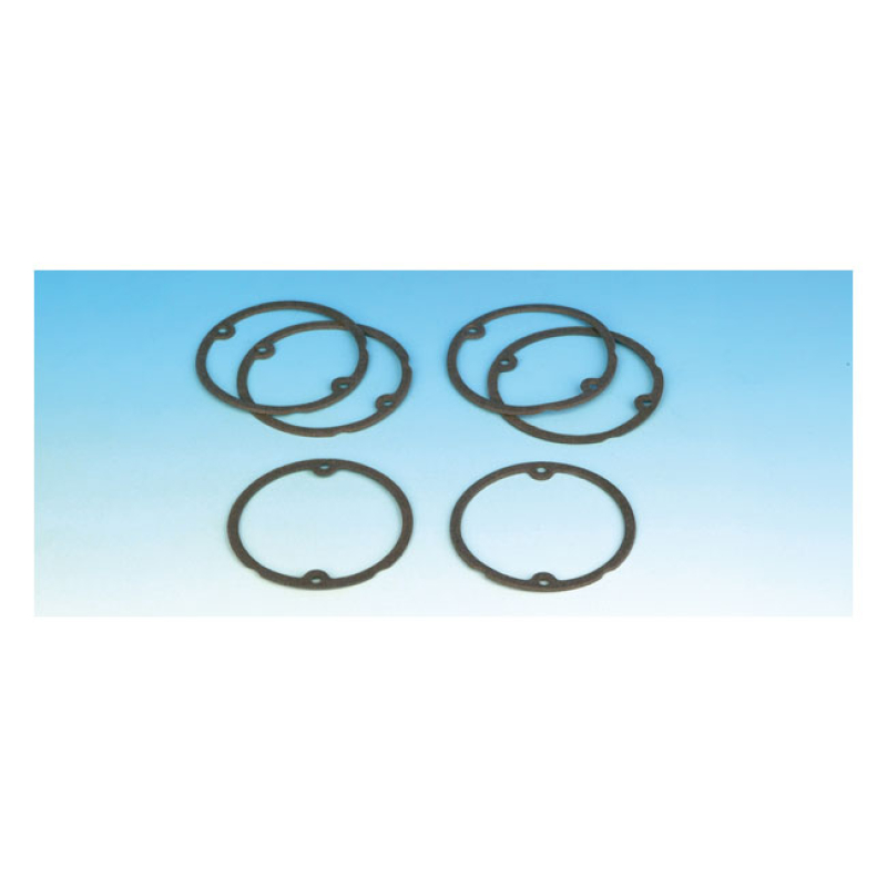 JAMES, 3" TURN SIGNAL LENS GASKETS .055" PAPER.   FITS THE EARLY SMALL 526320