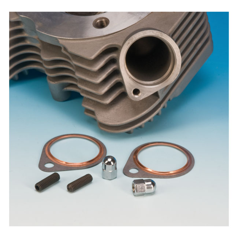 JAMES, SHOVEL EXHAUST GASKET & MOUNT KIT. COPPER CRUSH INCLUDES COPPER 526428