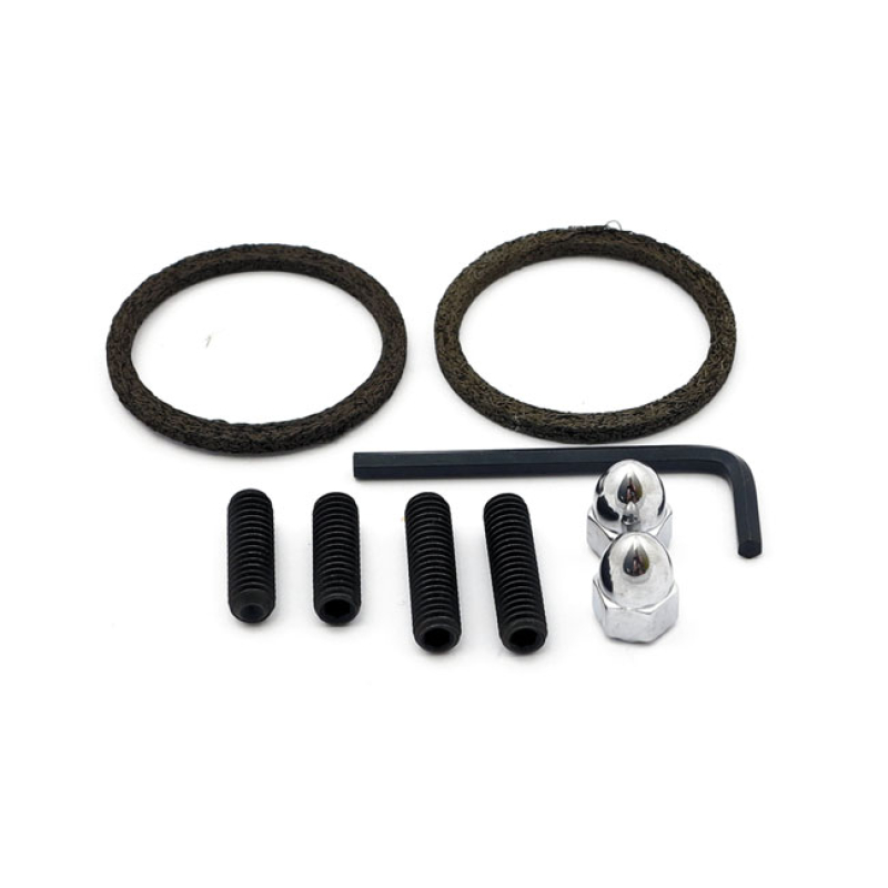 JAMES, SHOVEL EXHAUST GASKET & MOUNT KIT. KNITTED WIRE INCLUDES KNITTE 526432