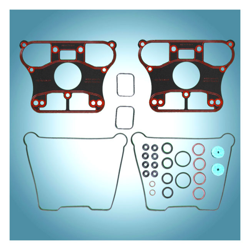 JAMES, ROCKER COVER GASKET KIT. XR1200 INCLUDES SILICONE BEADED PAPER 526452